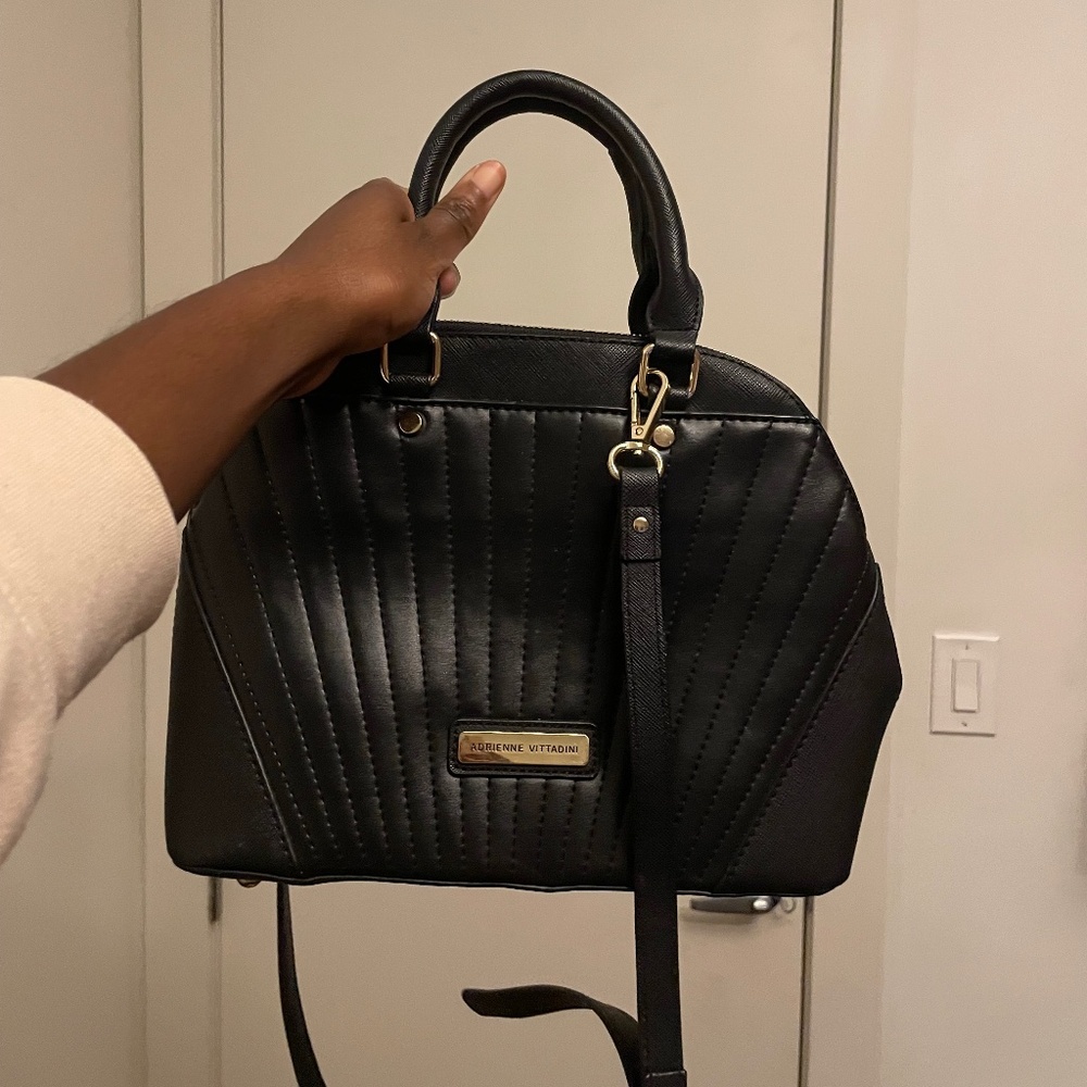 Adrienne Vittadini Black Crossbody Bag